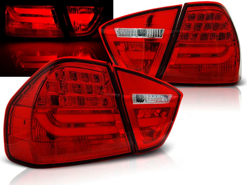 Zadné svetlá BMW E90 Sedan 05-08 Red LED BAR