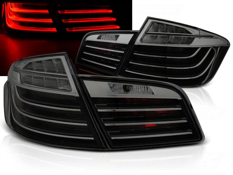 Zadné svetlá BMW F10 10-13 LED BAR Black Smoke