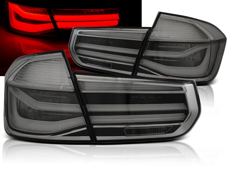 Zadné svetlá BMW F30 11-15 LED BAR Smoke