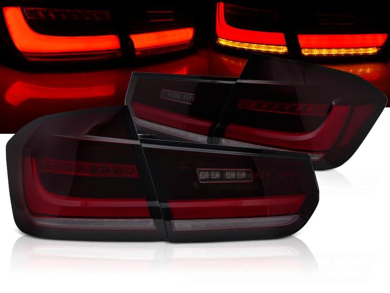 Zadné svetlá BMW F30 11-18 LED Dynamic Red Smoke