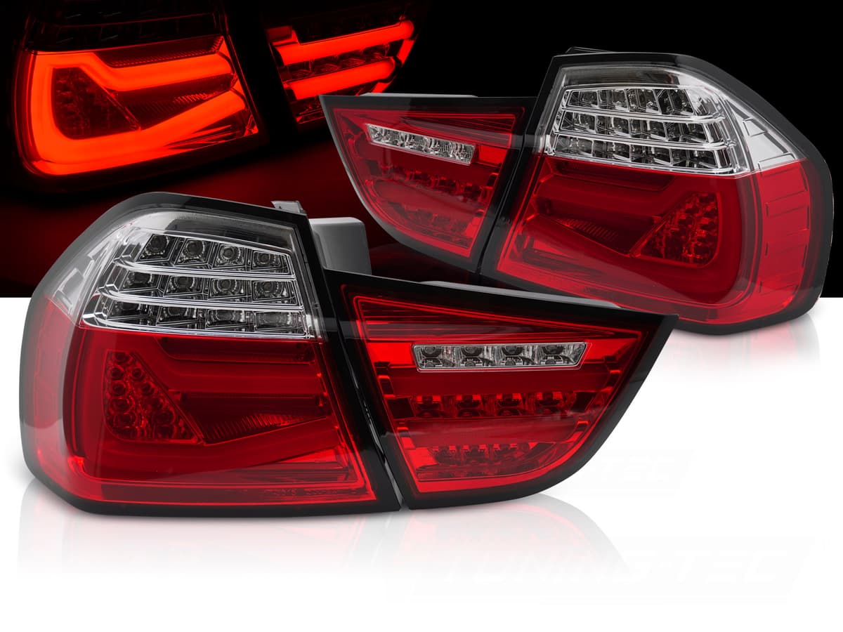 Zadné svetlá BMW E90 LCI 09-11 LED Dynamic Red White