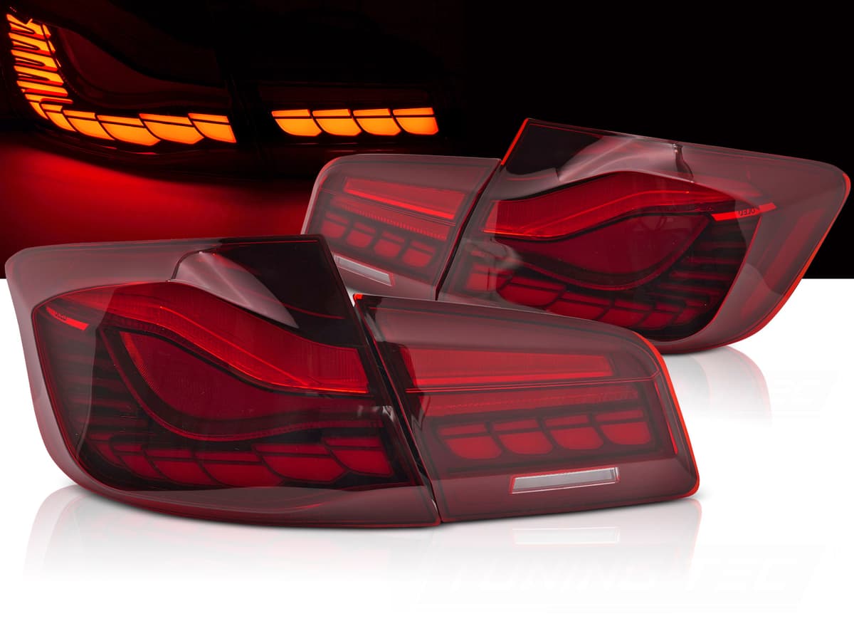 Zadné svetlá BMW F10 10-16 Red OLED Dynamic