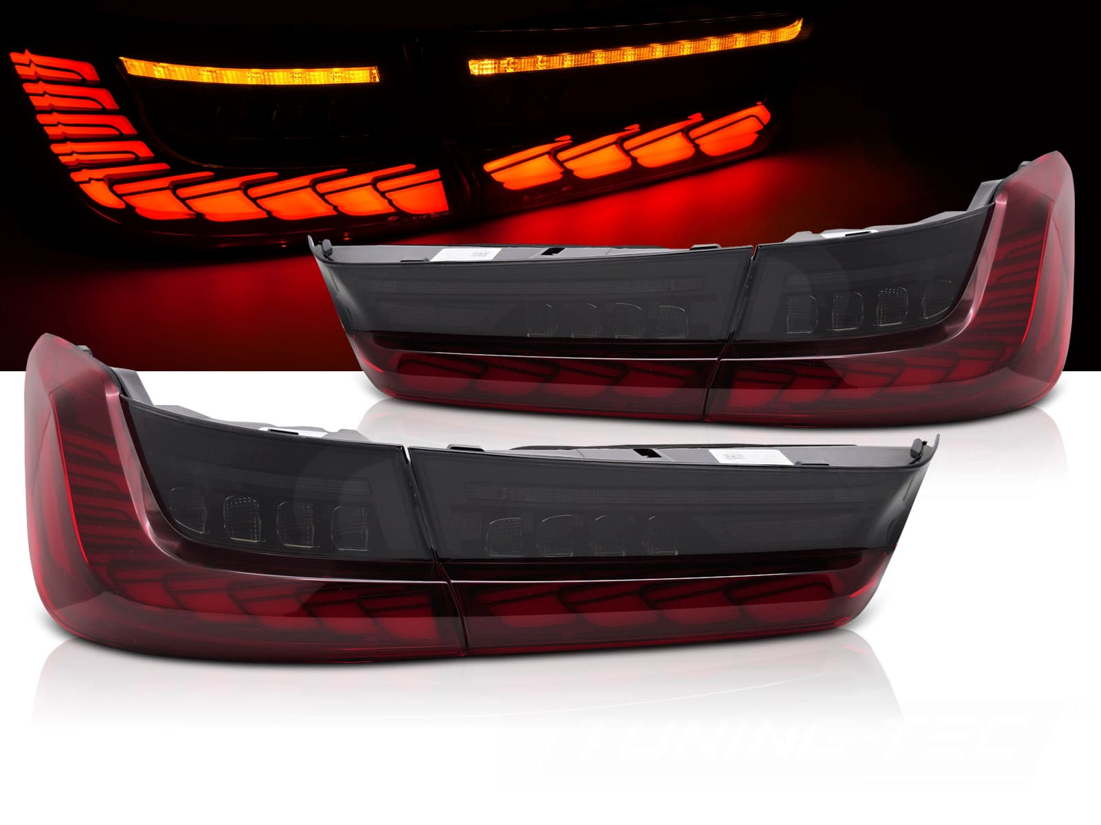 Zadné svetlá BMW G20 19-22 Red OLED