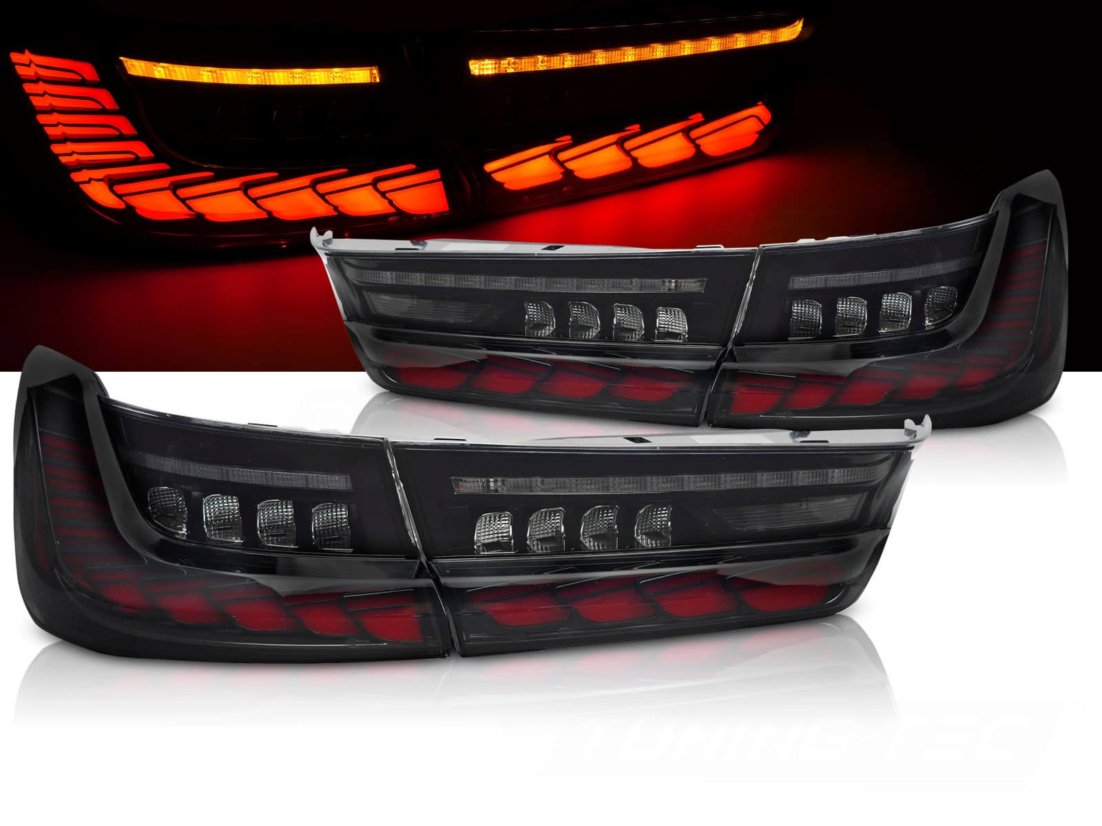 Zadné svetlá BMW G20 19-22 OLED Smoke