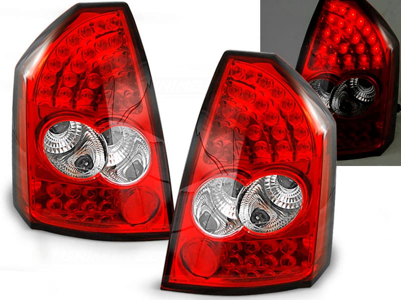 Zadné svetlá Chrysler 300C Červené LED