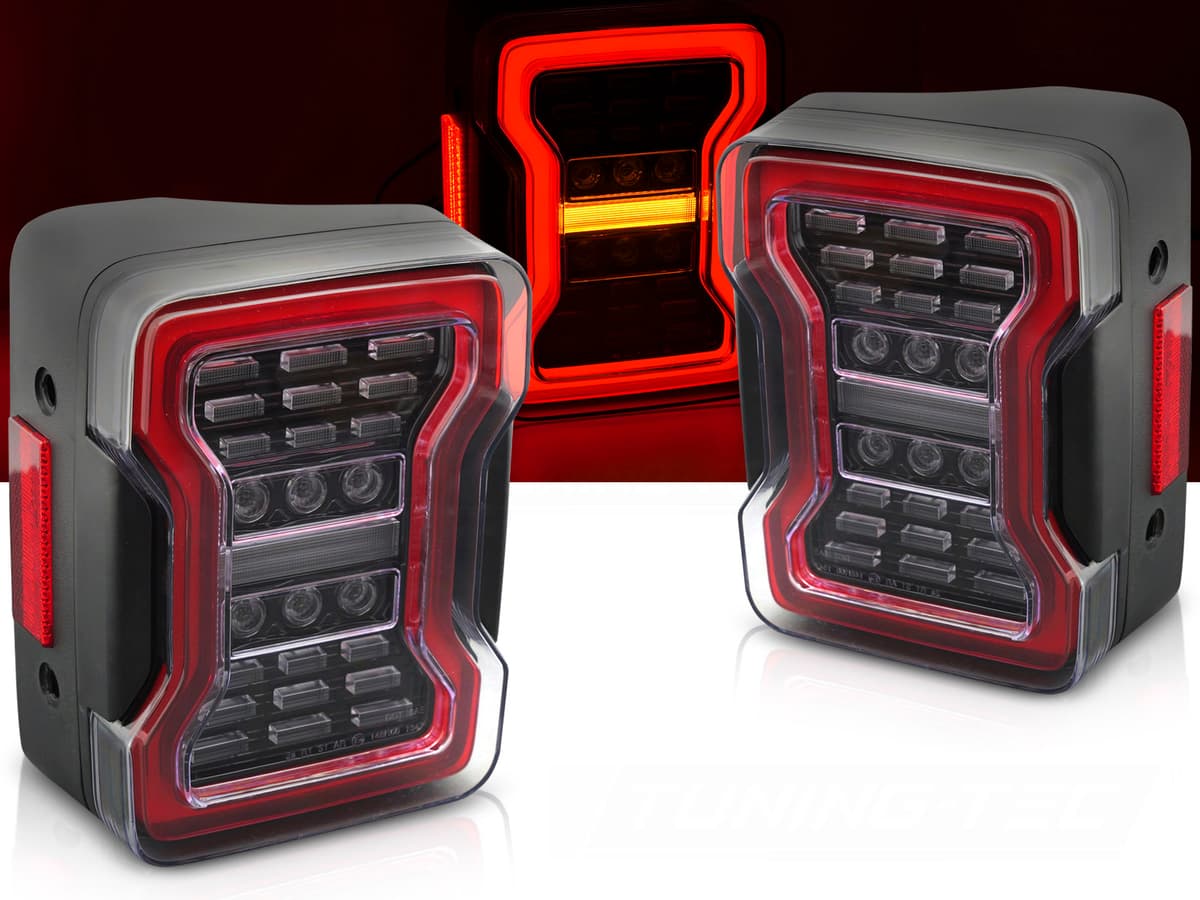 Zadné svetlá Jeep Wrangler 07-18 LED Black