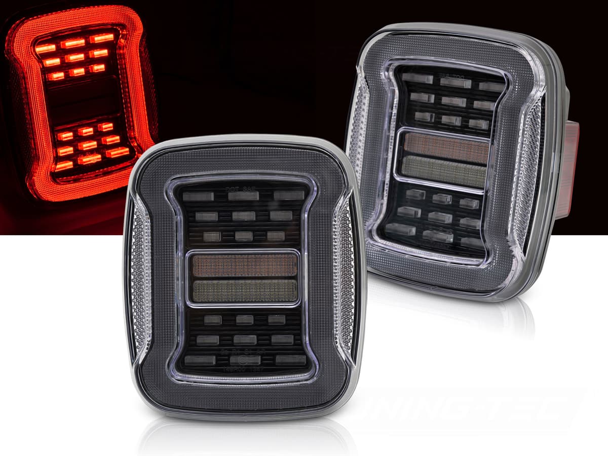 Zadné svetlá Jeep Wrangler YJ TJ 91-06 LED White