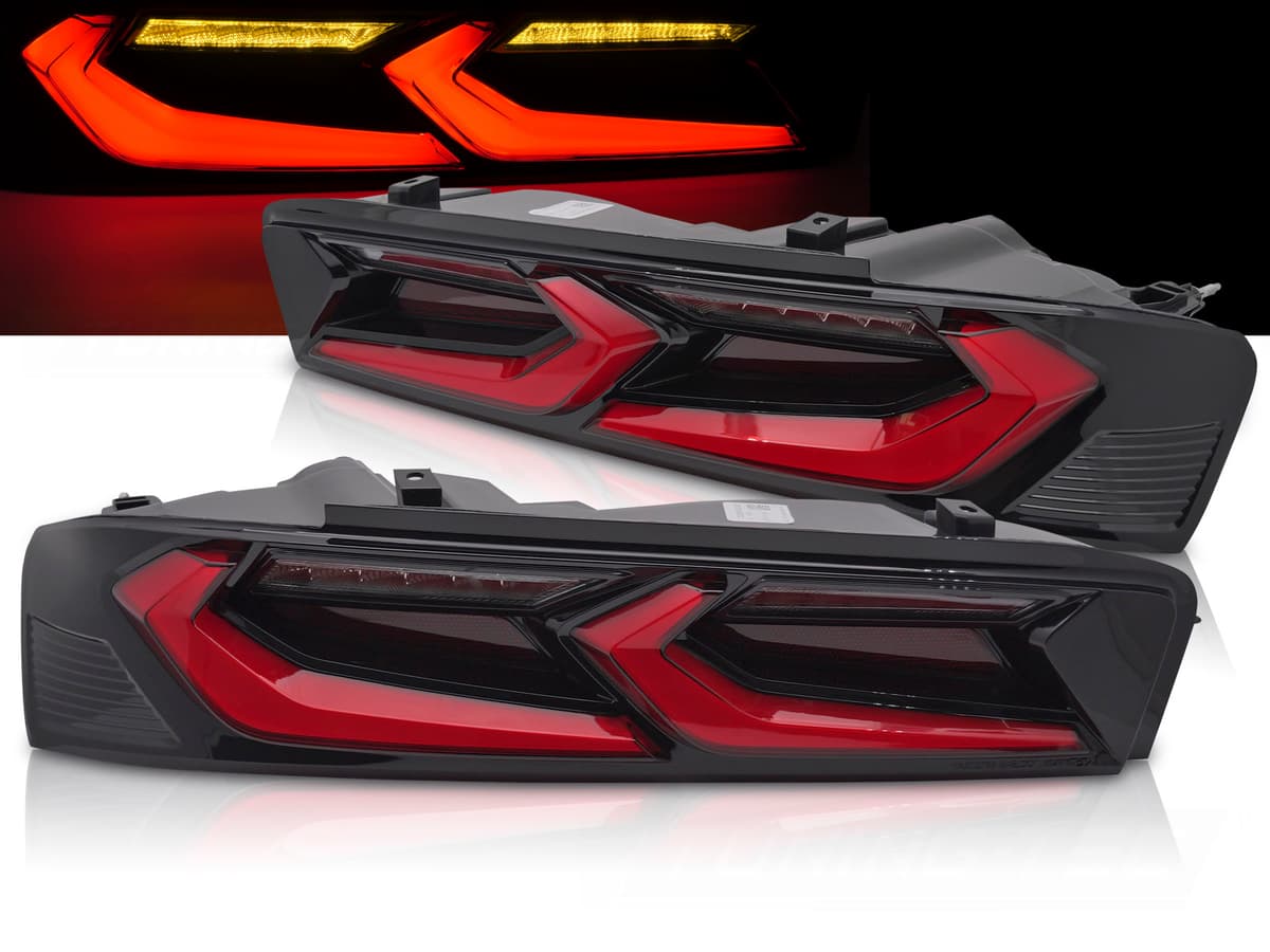 Zadné svetlá Chevrolet Camaro 16-18 LED Red Black
