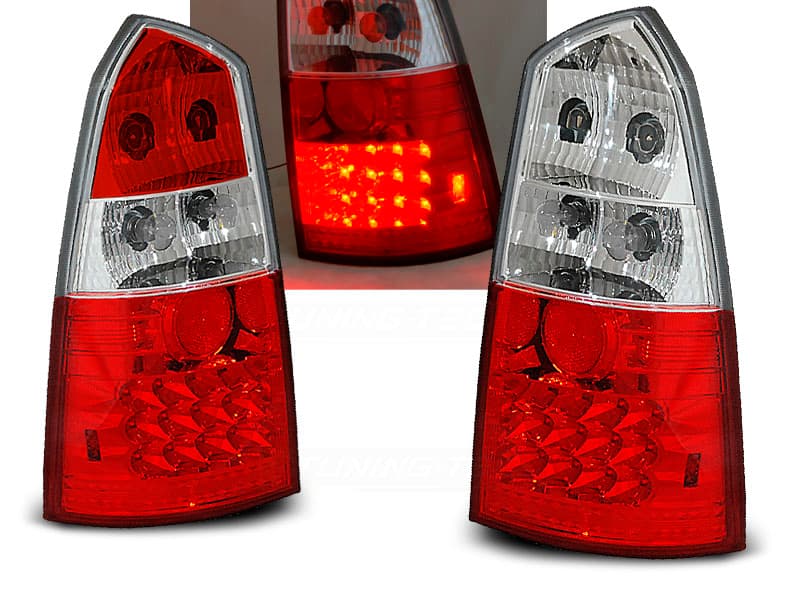 Zadné svetlá Ford Focus 98-04 Turnier LED Red White