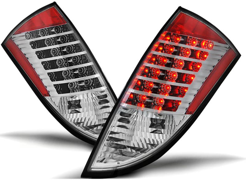 Zadné svetlá Ford Focus 1 Hatchback 98-04 LED Chrome
