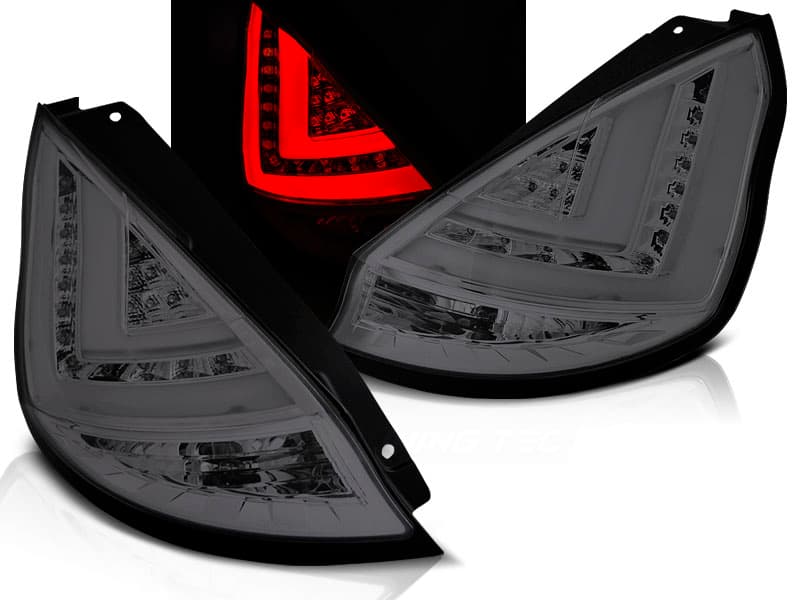 Zadné svetlá Ford Fiesta MK7 08-12 HB LED BAR Smoke