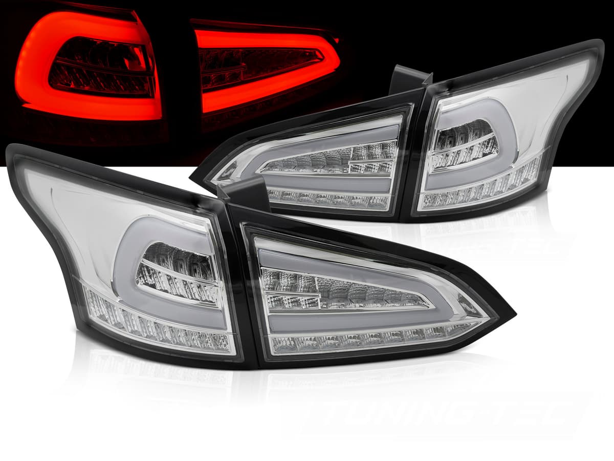 Zadné svetlá Ford Focus MK3 11-18 Kombi Chrome