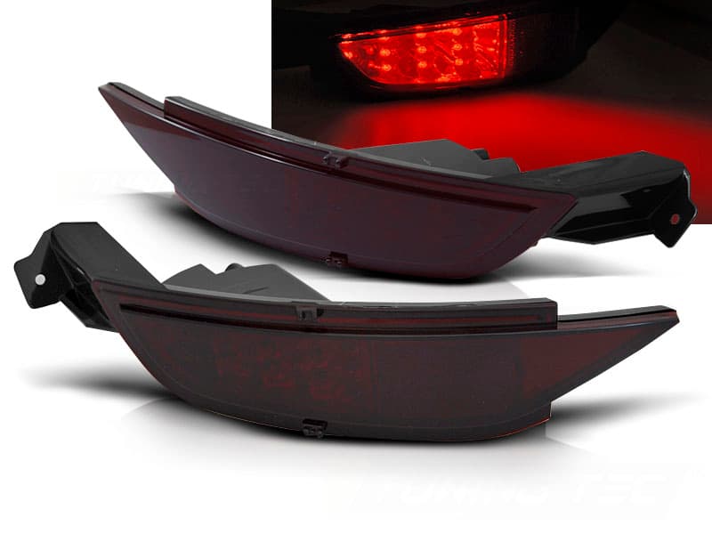 Zadné hmlovky Ford Fiesta MK7 08-16 LED Red Smoke