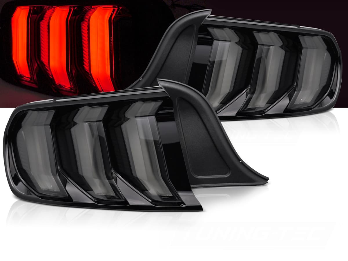 Zadné svetlá Ford Mustang 14-22 LED Smoke