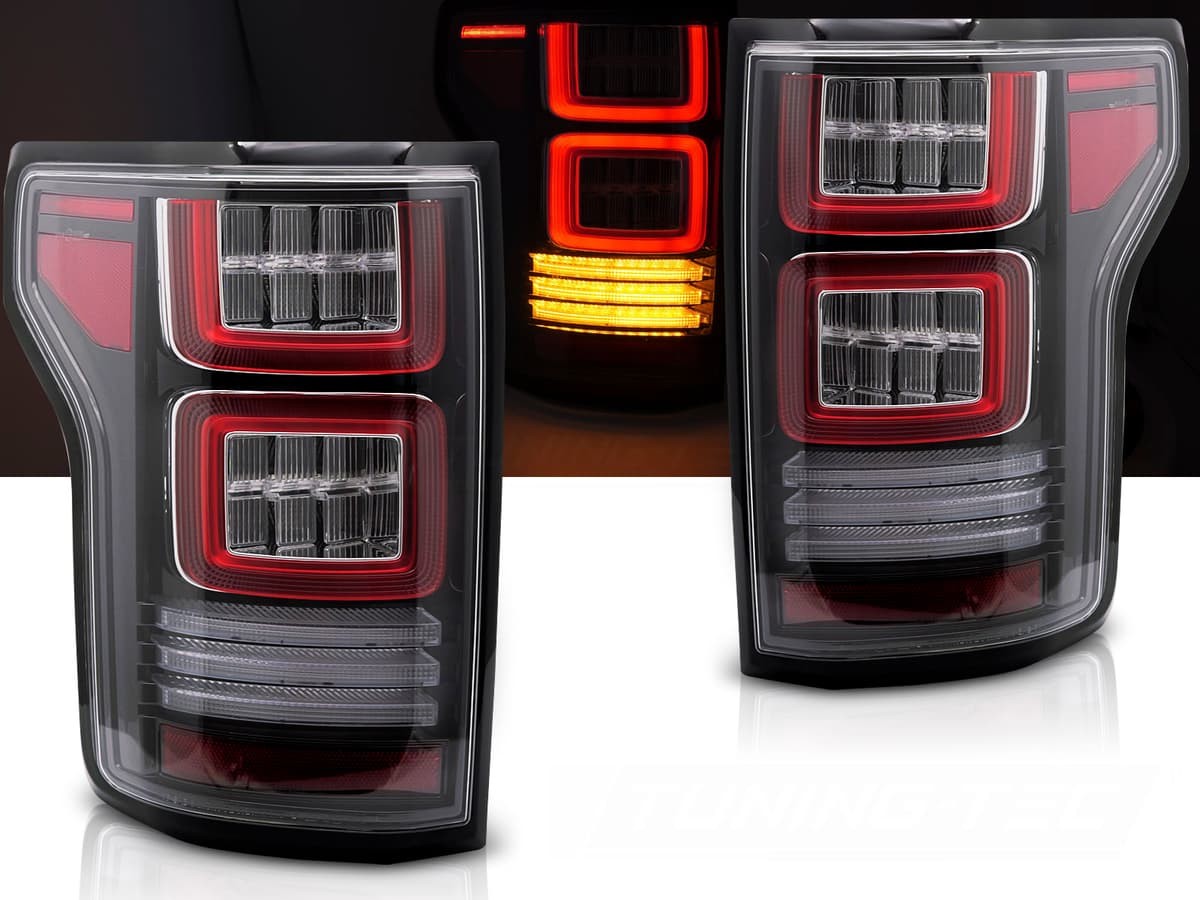 Zadné svetlá Ford F150 MK13 14-20 Red LED Dynamic