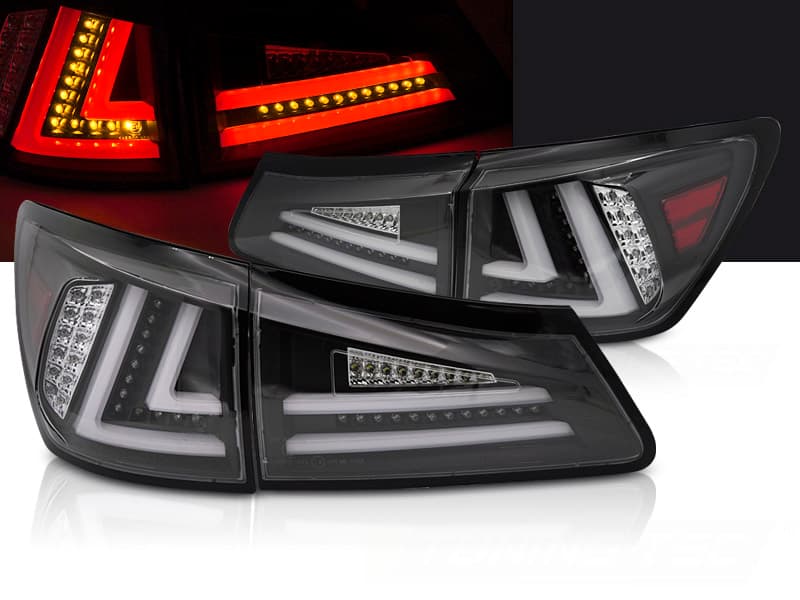 Zadné svetlá IS 06-13 LED Lexus Black