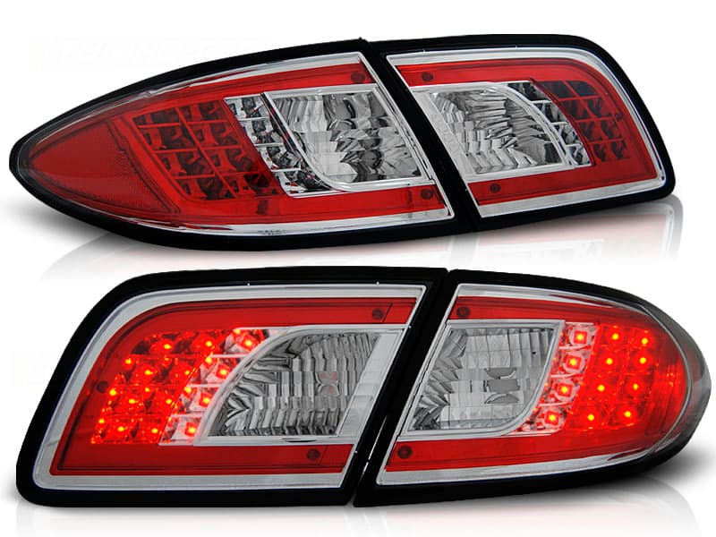 Zadné svetlá na Mazdu 6 02-07 LED Chrome