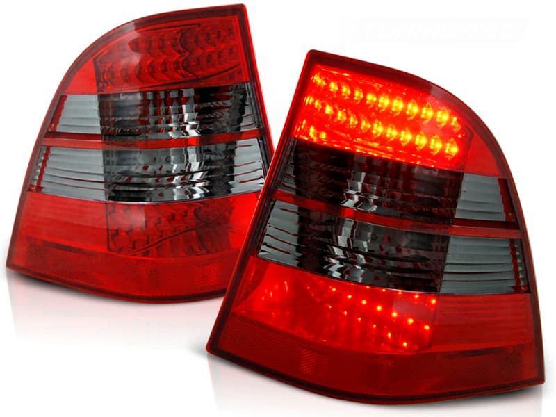 Zadné svetlá Mercedes ML W163 98-05 LED Red Smoke