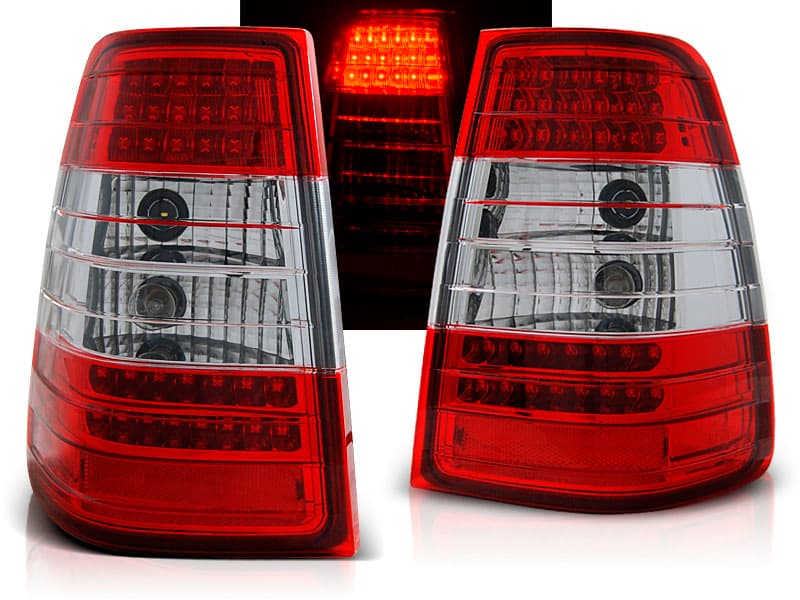 Zadné svetlá Mercedes W124 Kombi E 85-95 LED Red White