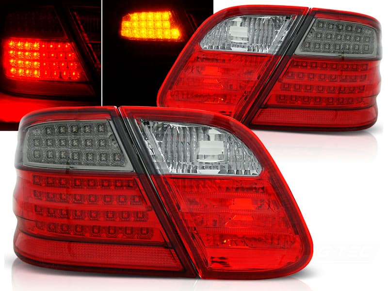 Zadné svetlá Mercedes CLK W208 97-02 LED Red Smoke