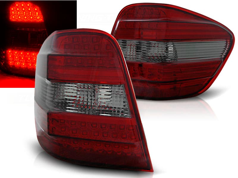Zadné svetlá Mercedes W164 M-Trieda 05-08 LED Red Smoke - 46