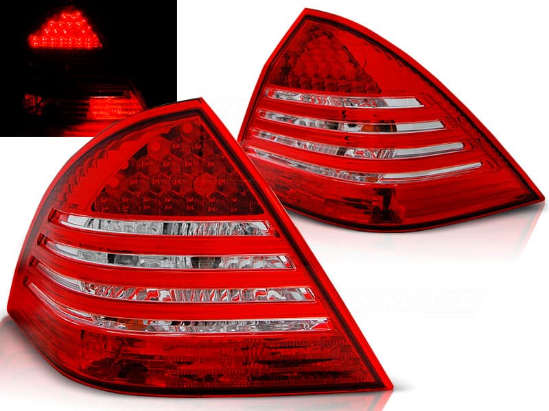 Zadné svetlá Mercedes W203 Sedan 00-04 LED Red White