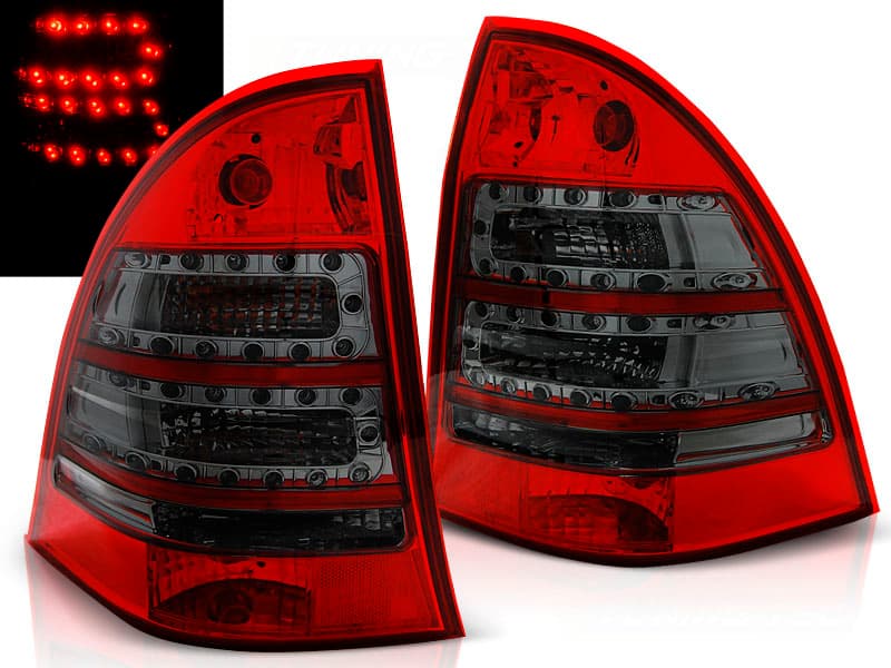 Zadné svetlá Mercedes W203 Kombi 00-07 LED Red Smoke