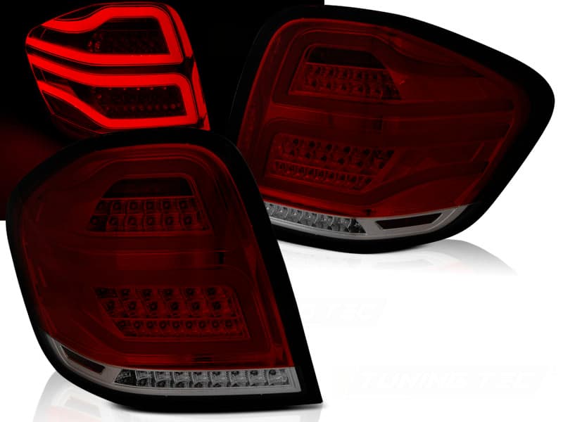 Zadné svetlá Mercedes ML W164 09-11 LED Red Smoke