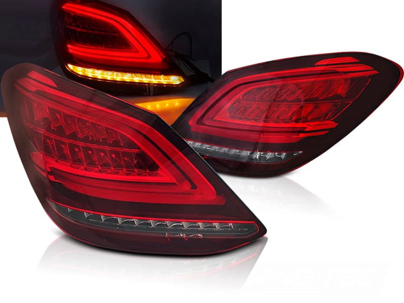 Zadné svetlá Mercedes C W205 14-18 LED Red White