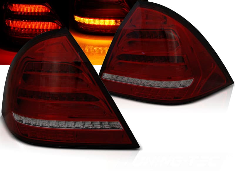 Zadné svetlá Mercedes W203 Sedan 00-04 Dynamic Red Smoke