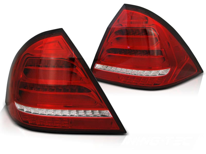 Zadné svetlá Mercedes W203 Sedan 04-07 LED BAR Red White