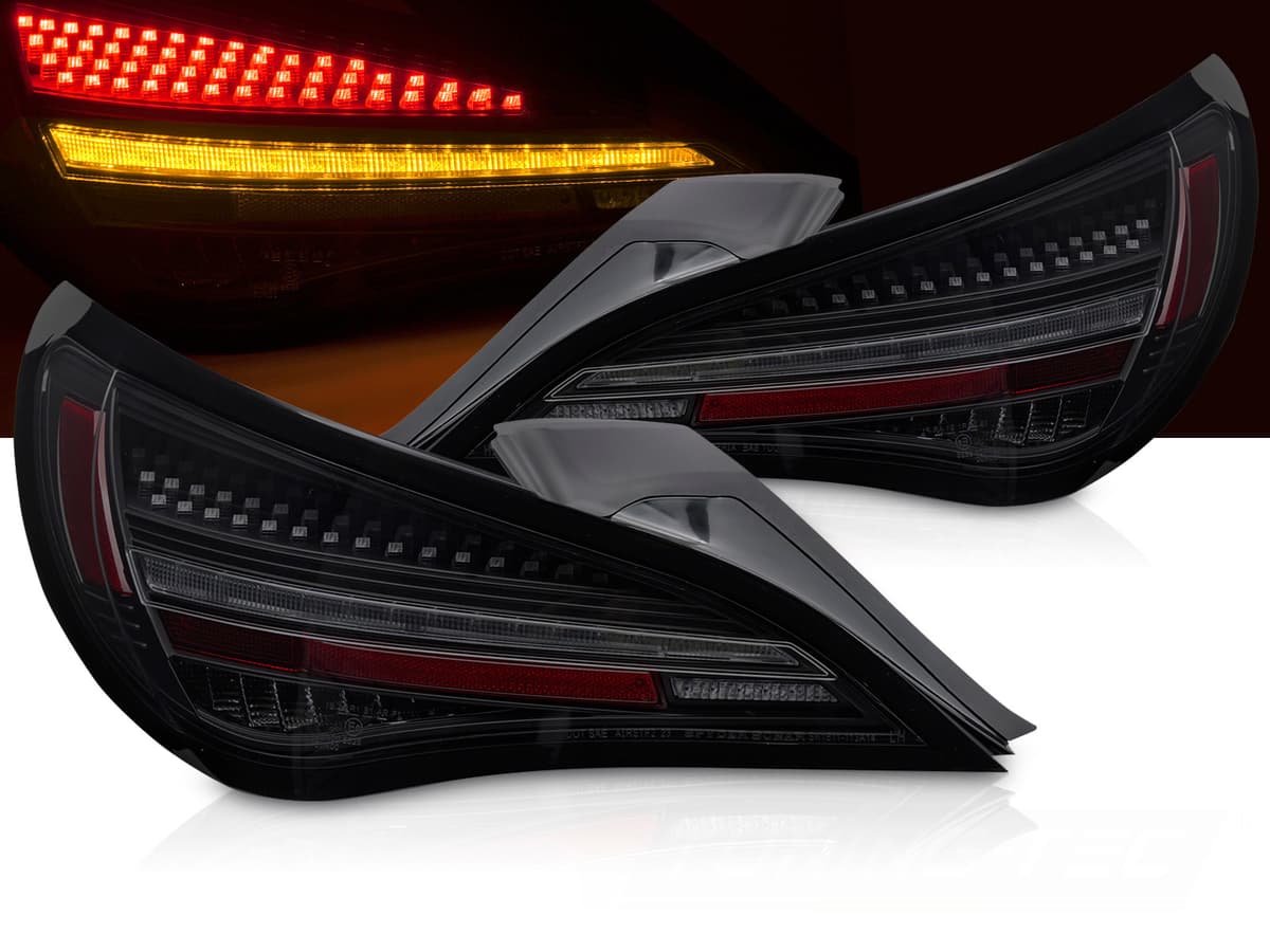 Zadné svetlá Mercedes CLA C117 13-16 OE Bulb LED Black Smoke