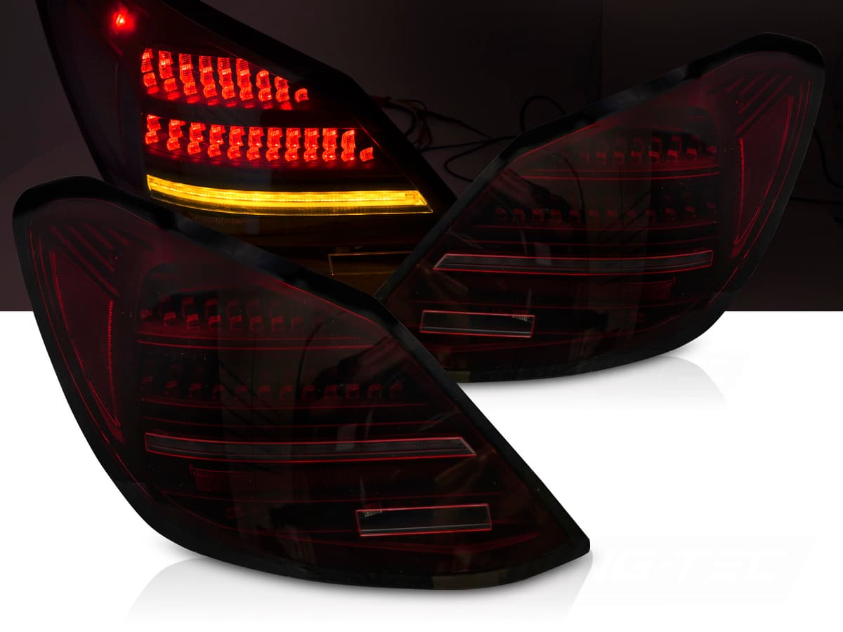 Zadné svetlá Mercedes C W205 14-21 LED Red Smoke