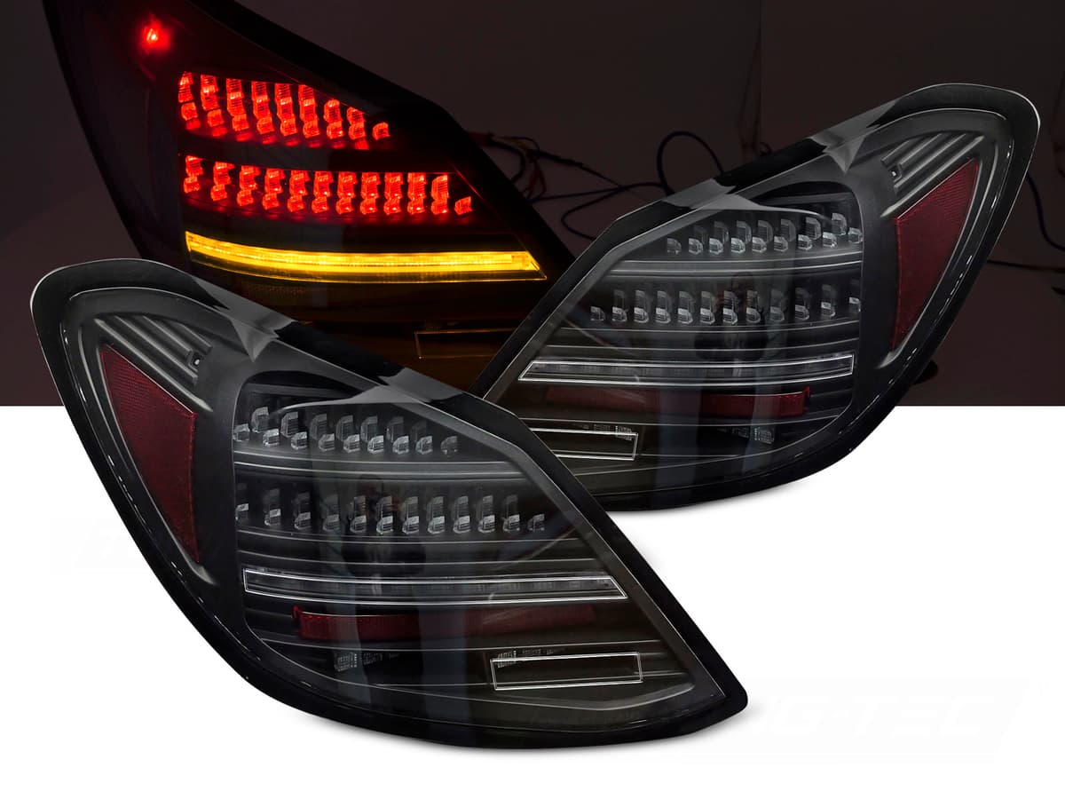 Zadné svetlá Mercedes C W205 14-21 LED Black