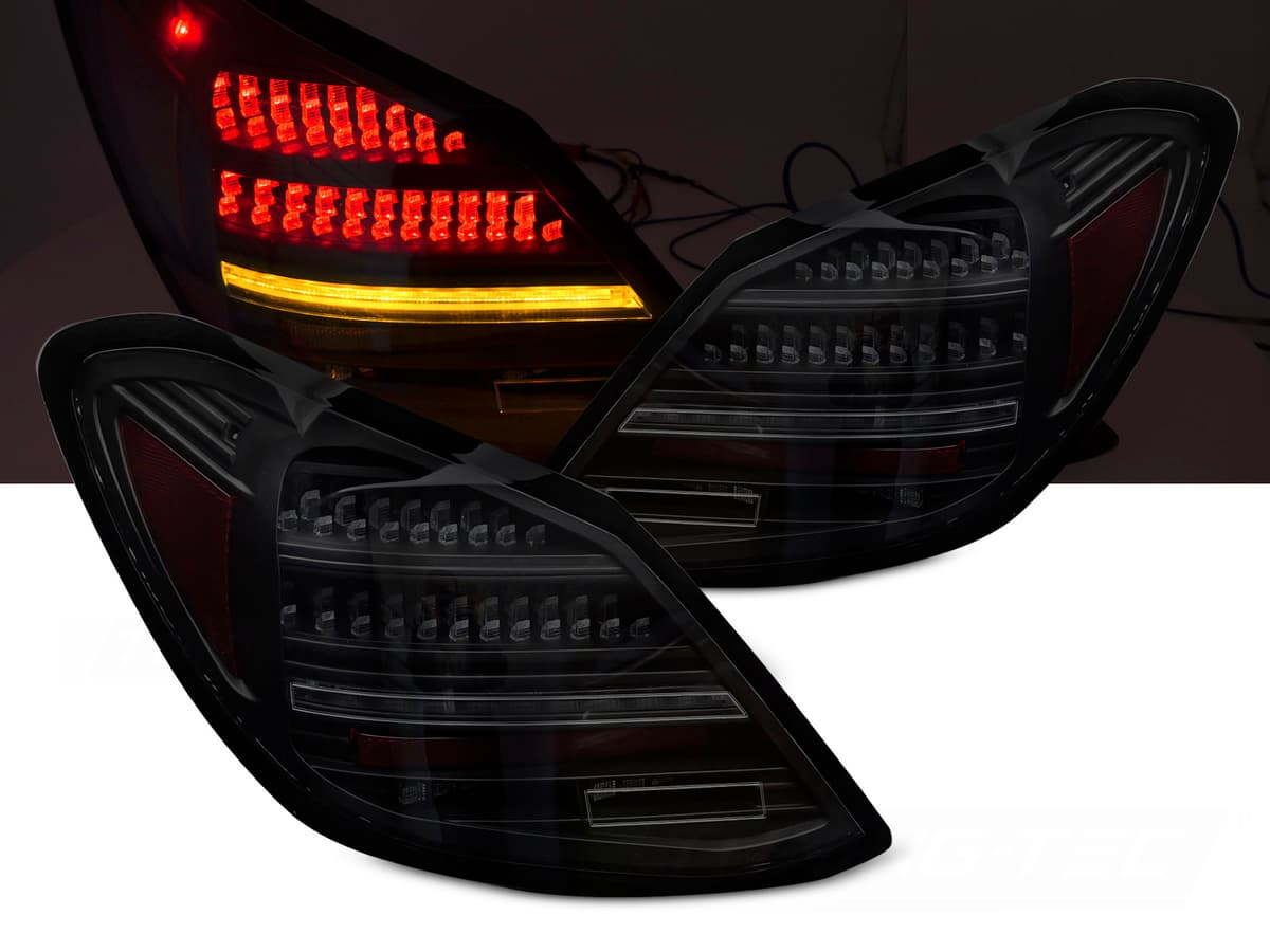 Zadné svetlá Mercedes C W205 14-21 LED Smoke