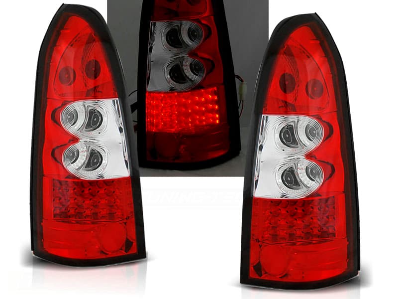 Zadné svetlá Opel Astra G Combi 97-04 LED Clear Red