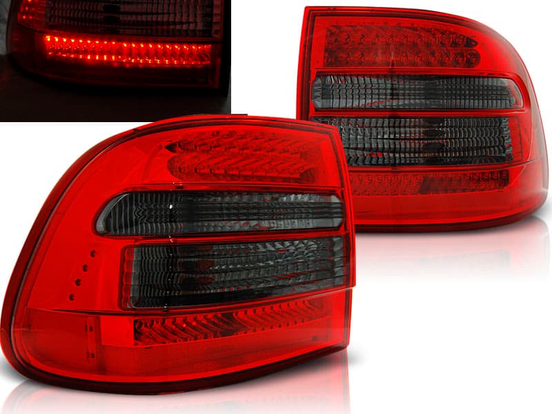 Zadné svetlá Porsche Cayenne 02-06 LED Red Smoke