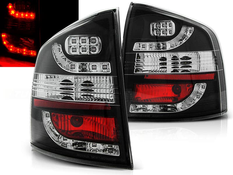 Zadné svetlá Škoda Octavia 2 Kombi 04-12 LED Black