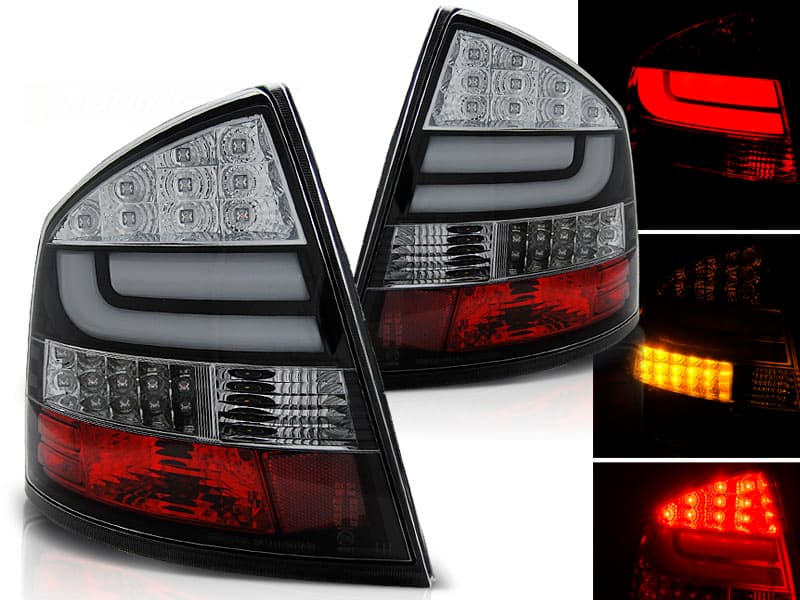 Zadné svetlá Škoda Octavia 2 Sedan LED BAR Black