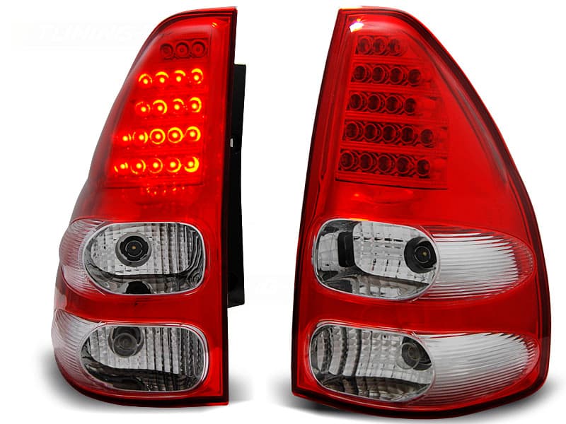 Zadné svetlá Toyota Land Cruiser 120 03-09 LED Red White