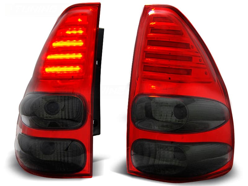 Zadné svetlá Toyota Land Cruiser 120 LED Red Smoke