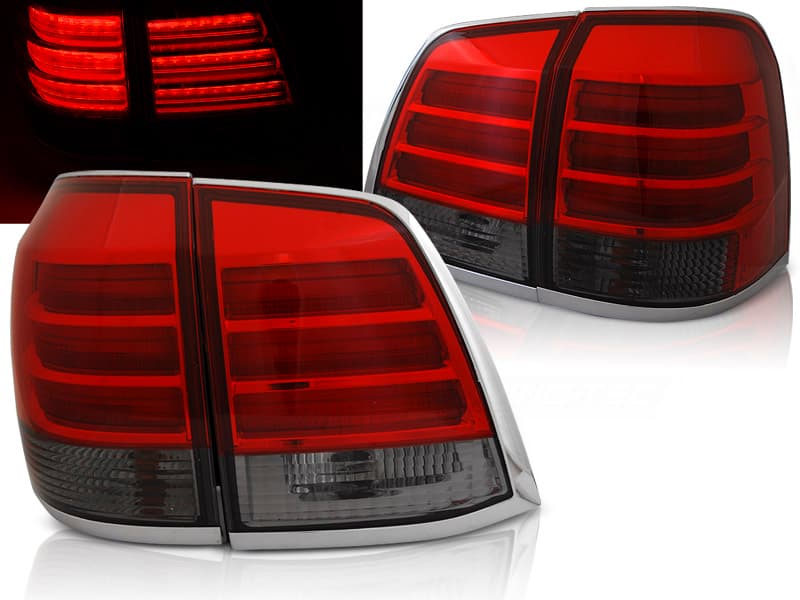 Zadné svetlá Toyota Land Cruiser FJ 200 07-15 LED Red Smoke