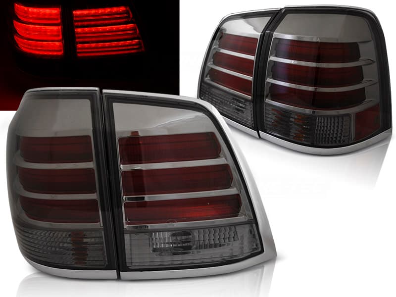 Zadné svetlá Toyota Land Cruiser FJ 200 07-15 LED Smoke