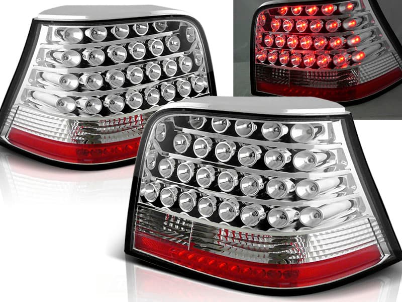 Zadné svetlá VW Golf 4 LED Chrome - 05