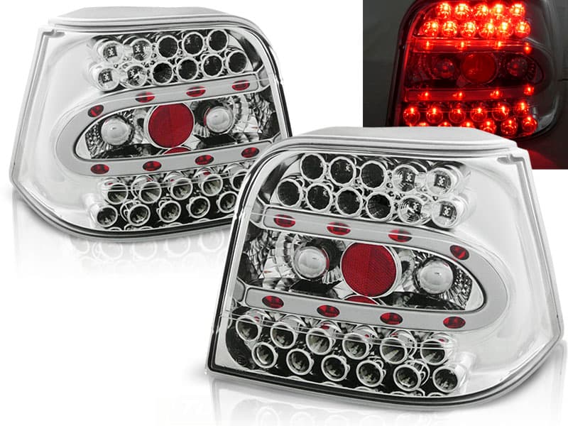 Zadné svetlá VW Golf 4 LED Chrome - 08