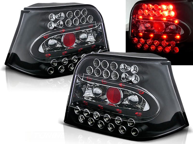 Zadné svetlá VW Golf 4 LED Black - 09