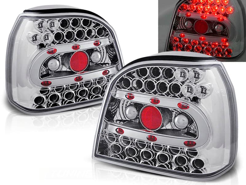 Zadné svetlá VW Golf 3 LED Chrome