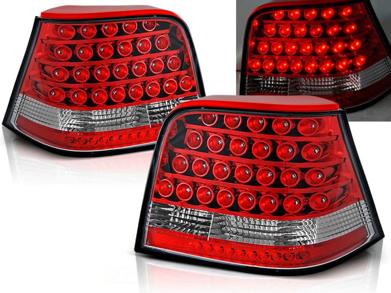 Zadné svetlá VW Golf 4 LED Red White