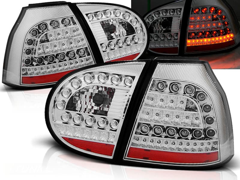 Zadné svetlá VW Golf 5 LED Chrome