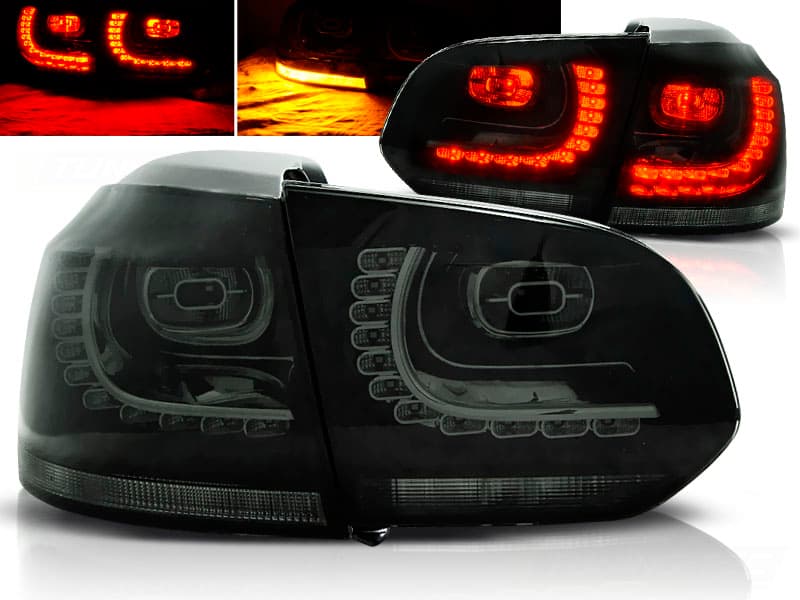 Zadné svetlá VW Golf 6 LED Smoke - 72